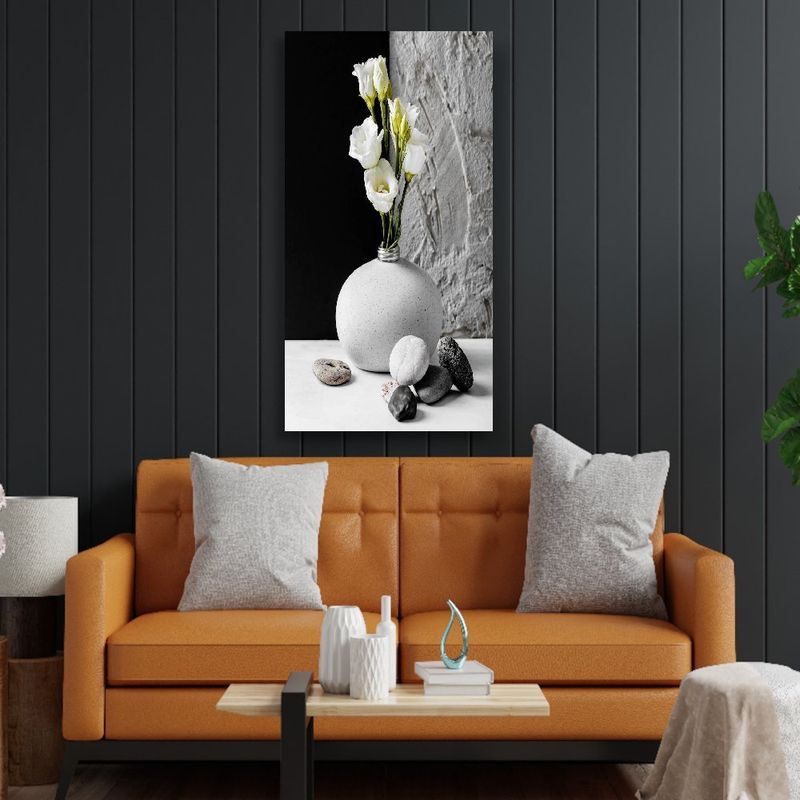 Serine Spa Framed Canvas Print