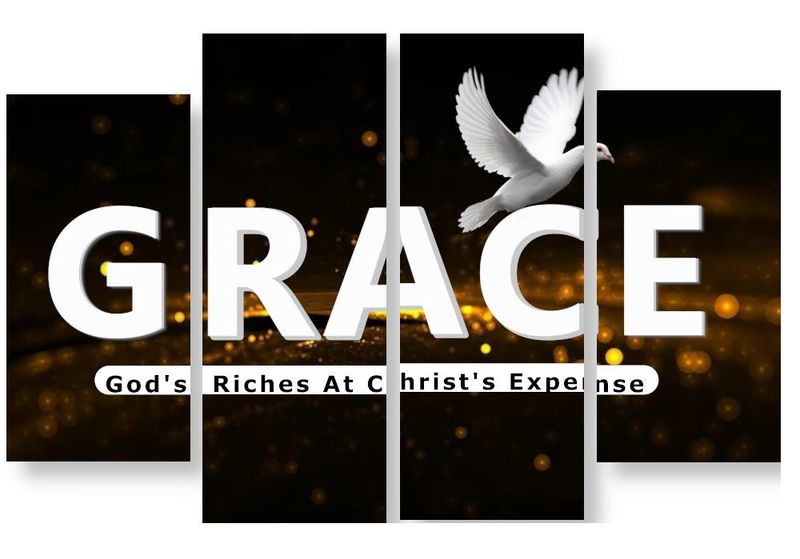 4 Panel Frame Canvas Wall Art Grace Décor