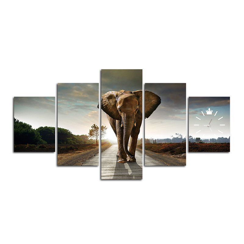Elegant Large Elephant Wall Art