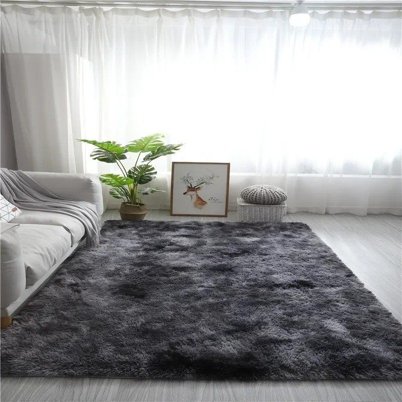 Black PV Velvet Floor Carpet
