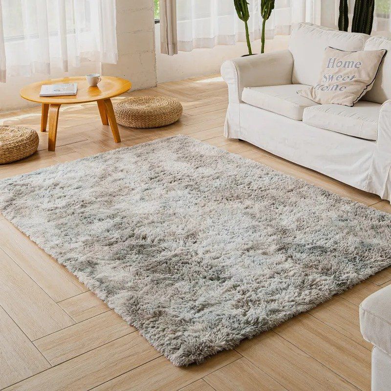 Ash Shaggy Area Carpet