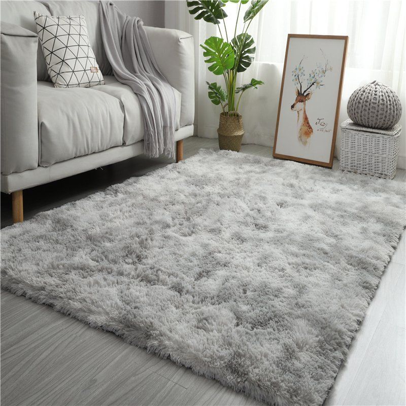 Ash Shaggy Area Carpet