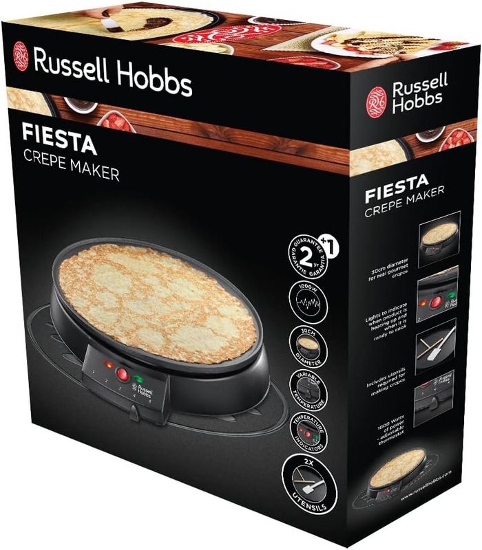 Russell Hobbs DelightCrepe 1200W Crepe Maker