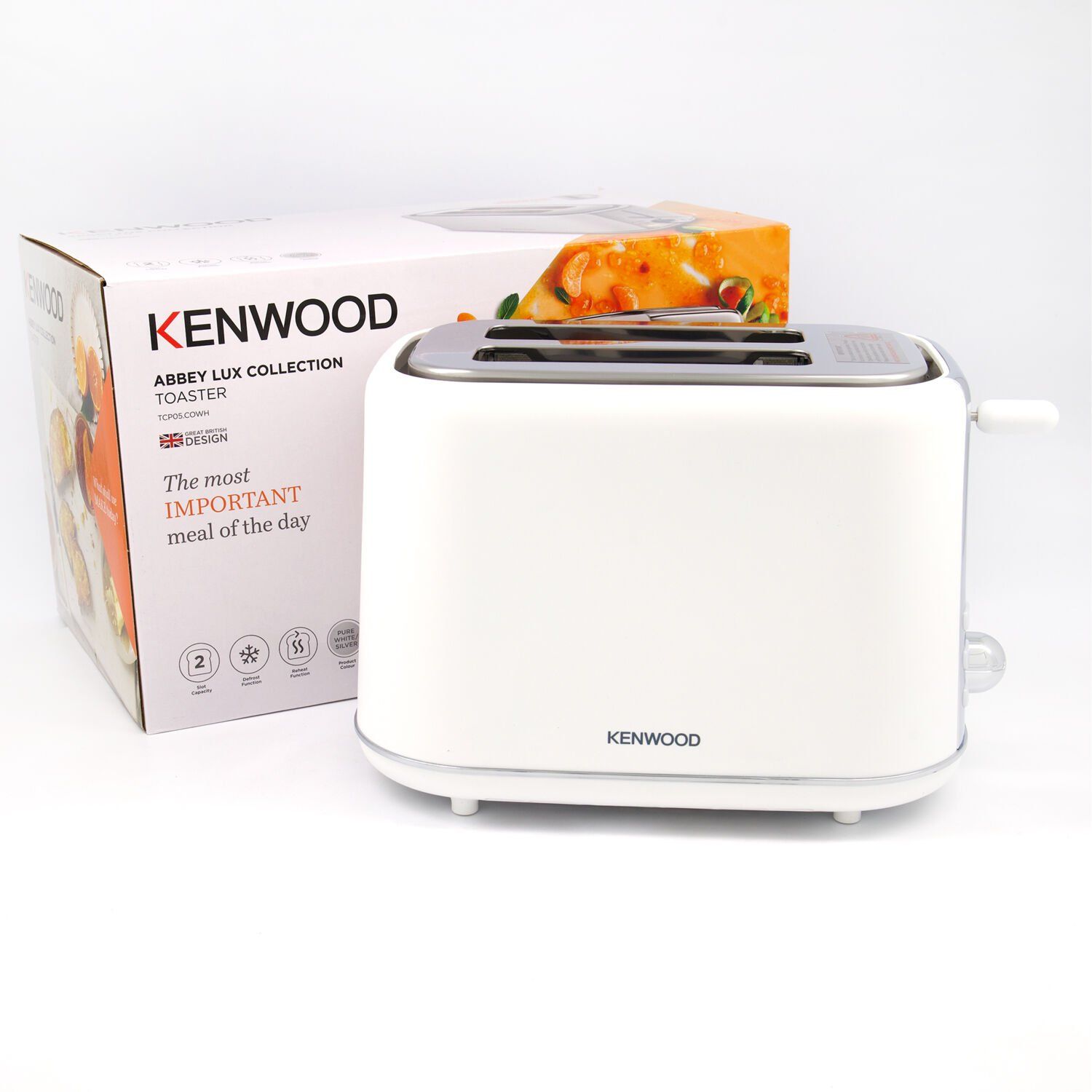 Kenwood Abbey Lux 2 Slice Toaster: Timeless Elegance, Perfect Toast