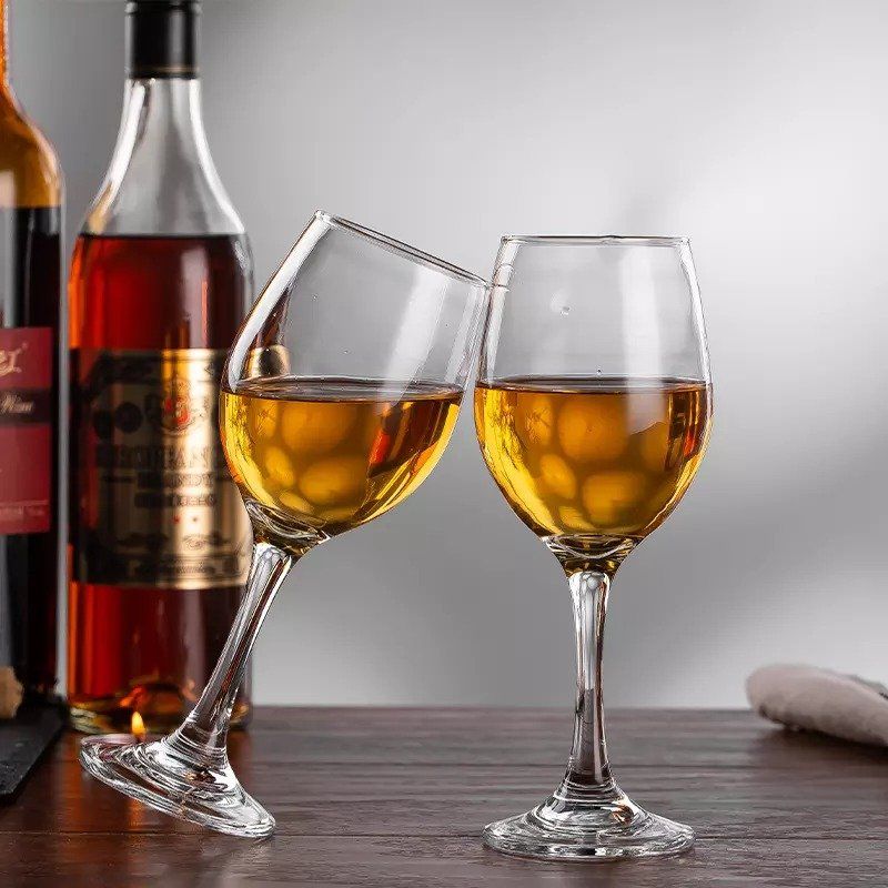 6  Piece Deli Long Stem Crystal Goblet Glass