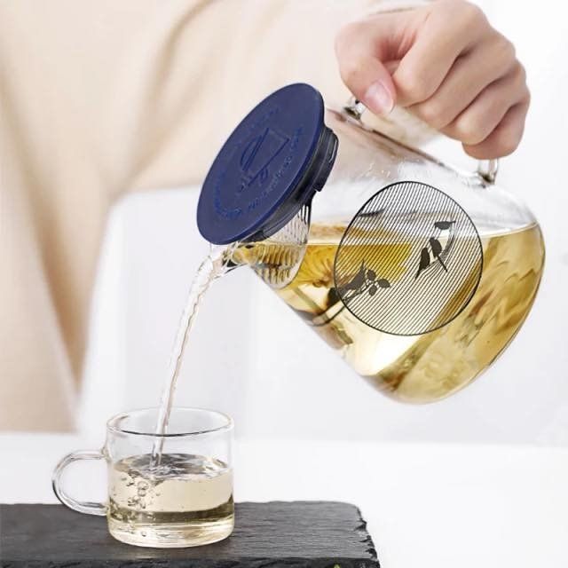 900ml Borosilicate Glass Kettle