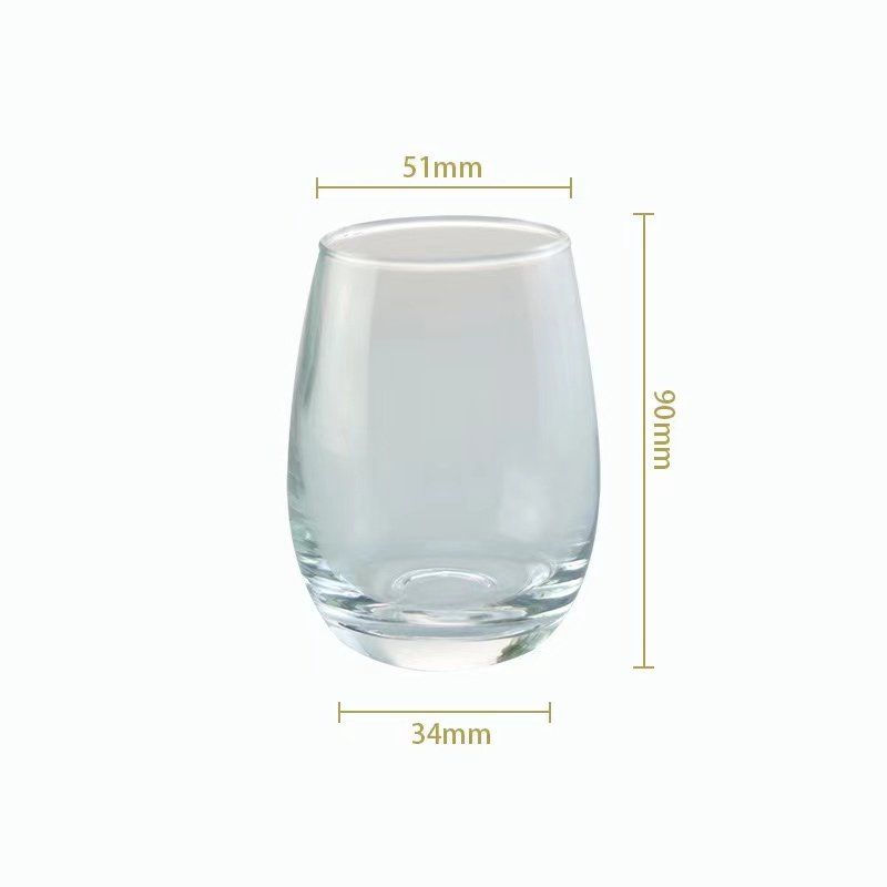 6 High Quality Beverage Drinking Glass Mini Vacuum Tumbler