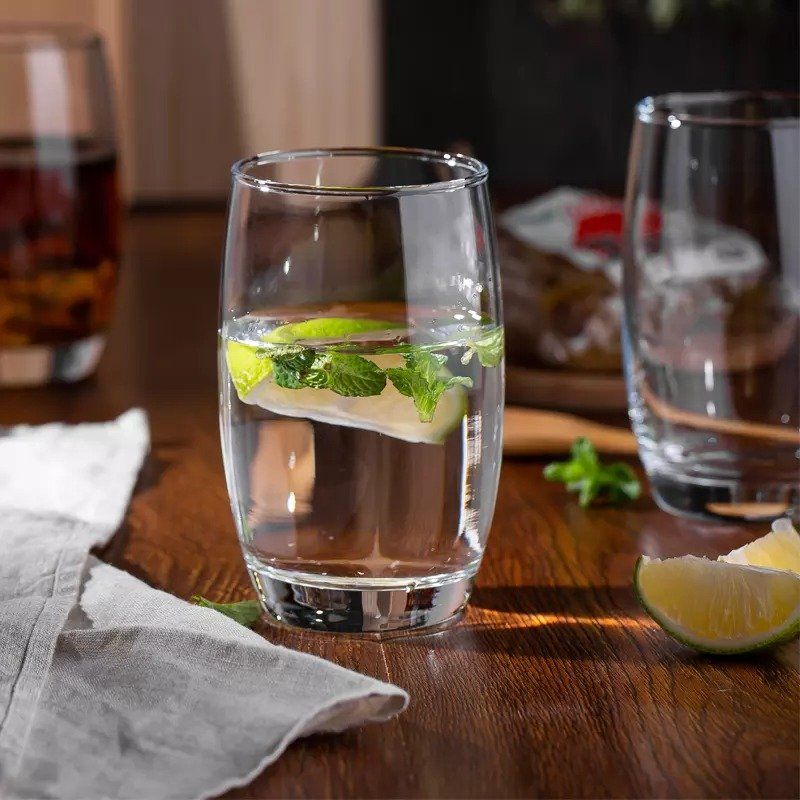 6 Piece Stemless Glass Cup Tumbler 🥃