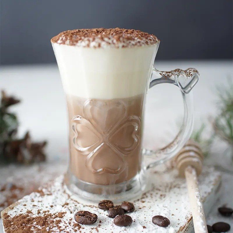 6 Set Glass Decorative Coffee ☕ Mug