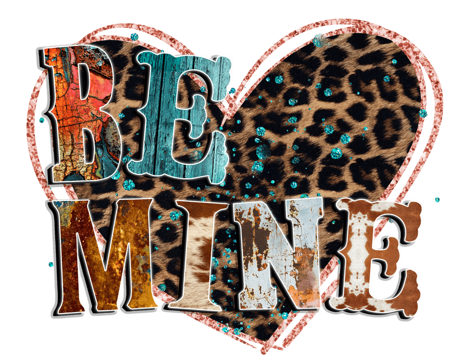 Be Mine Leopard Heart