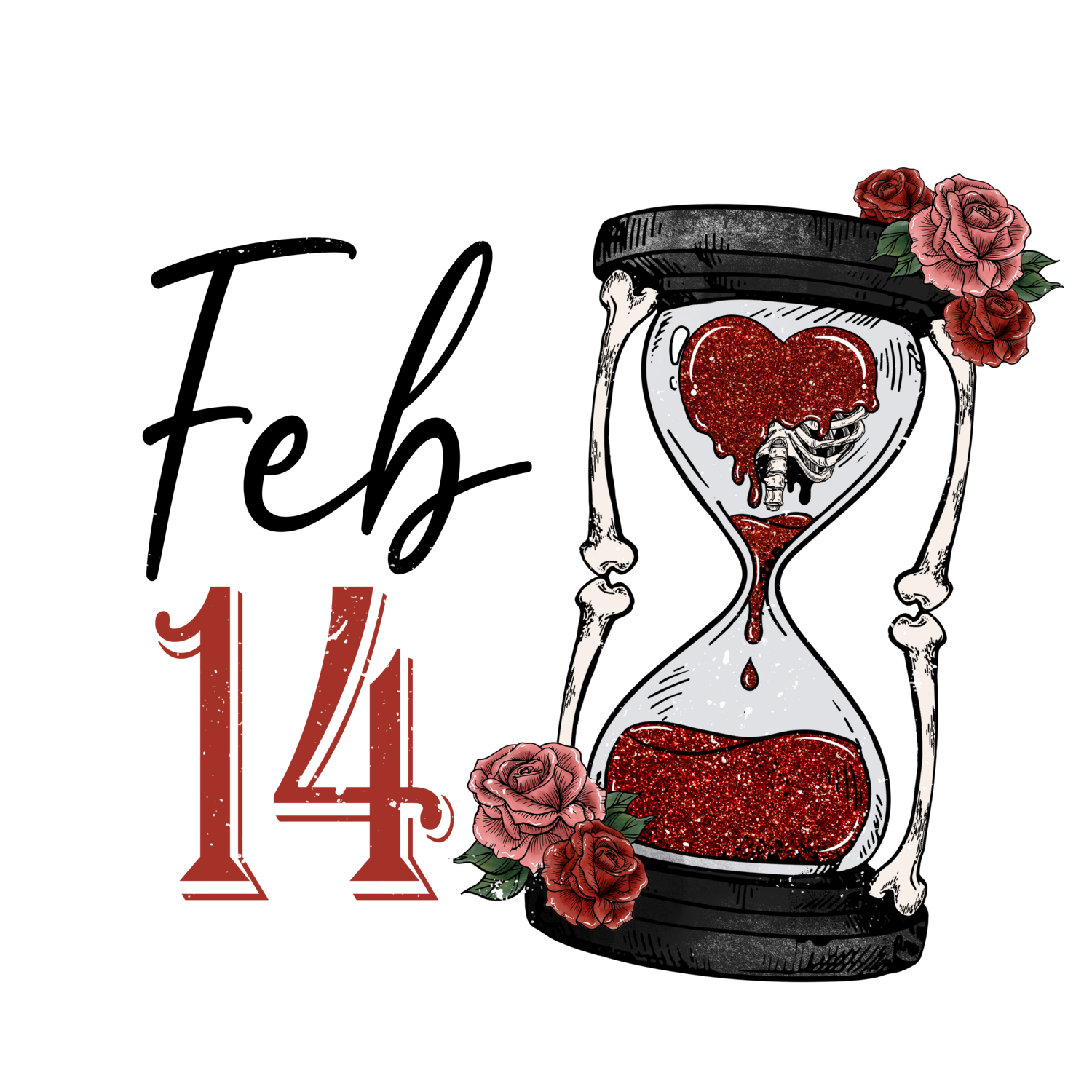 FEB 14th With Hourglass