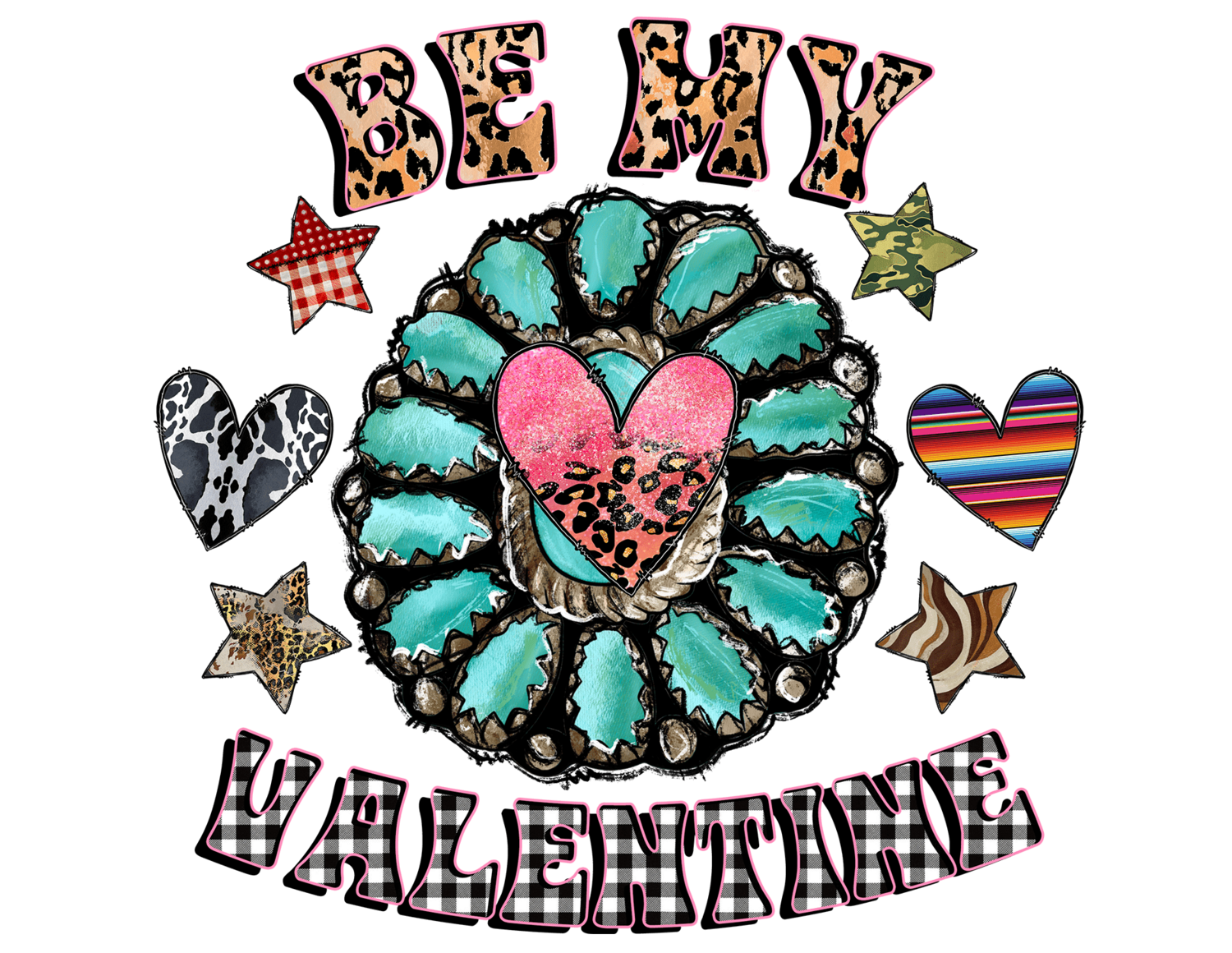 Be My Valentine-Turq stone