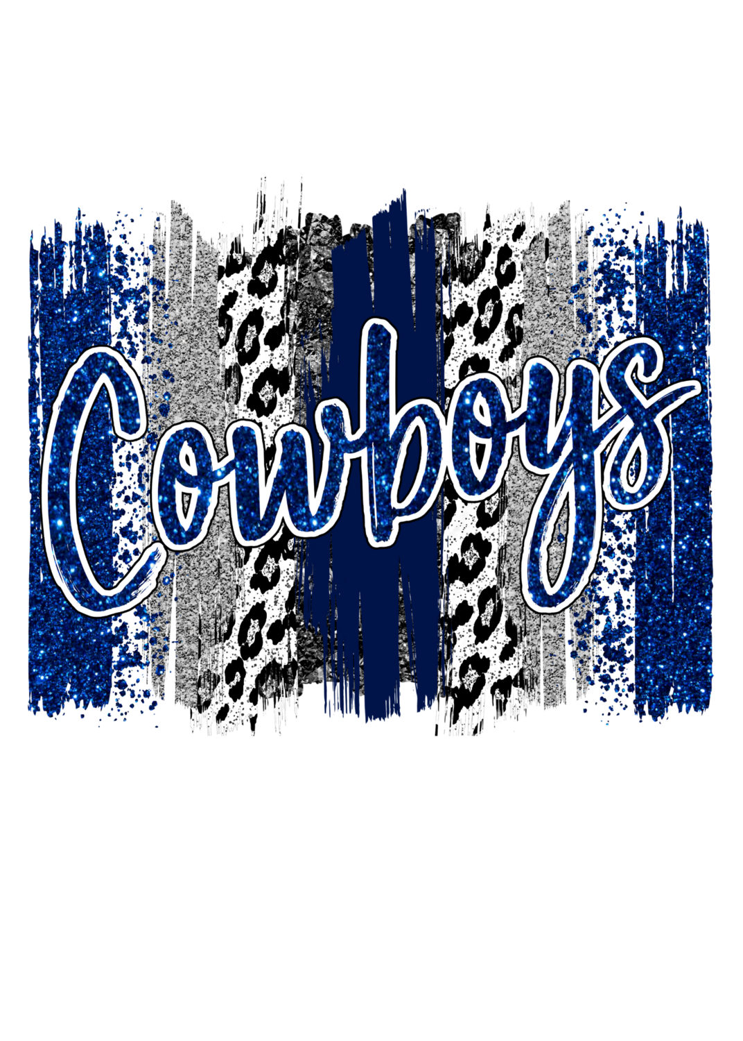 Dallas cowboy Brush Stroke