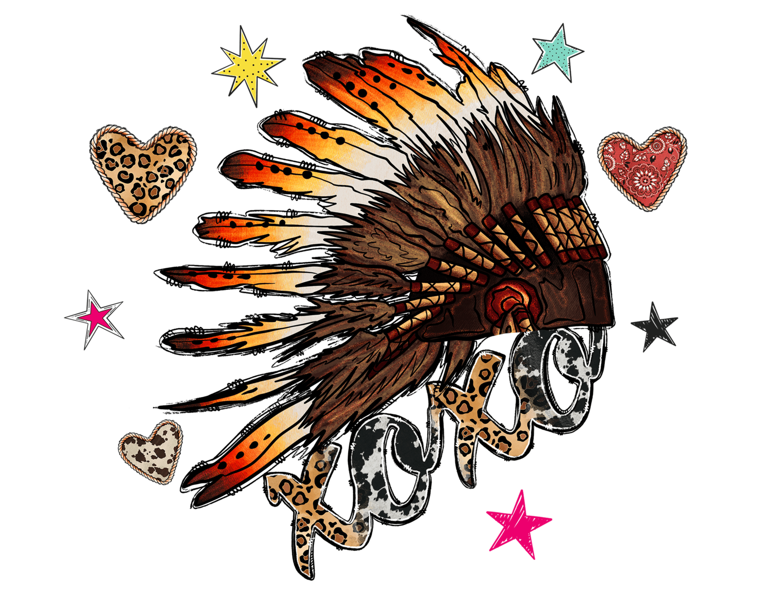 XO XO Indian HeadDress