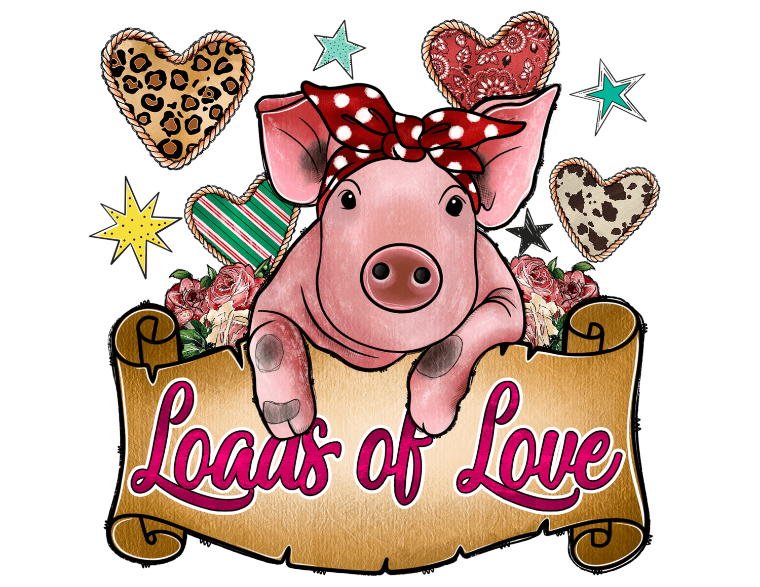 Loads of love Pig