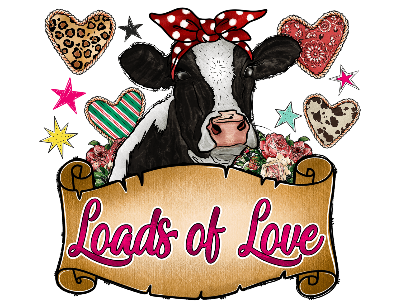 Loads of love Cow