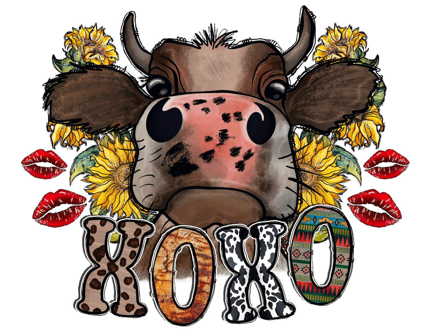 XO XO COW