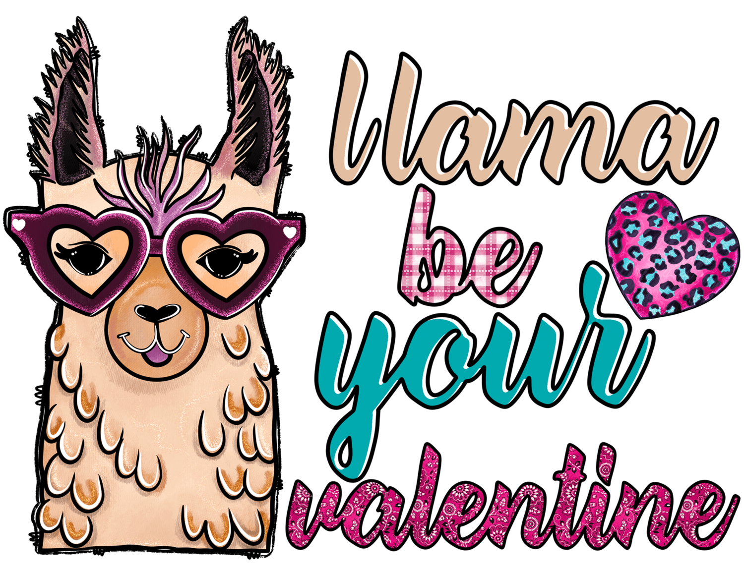 Llama Be your Valentine