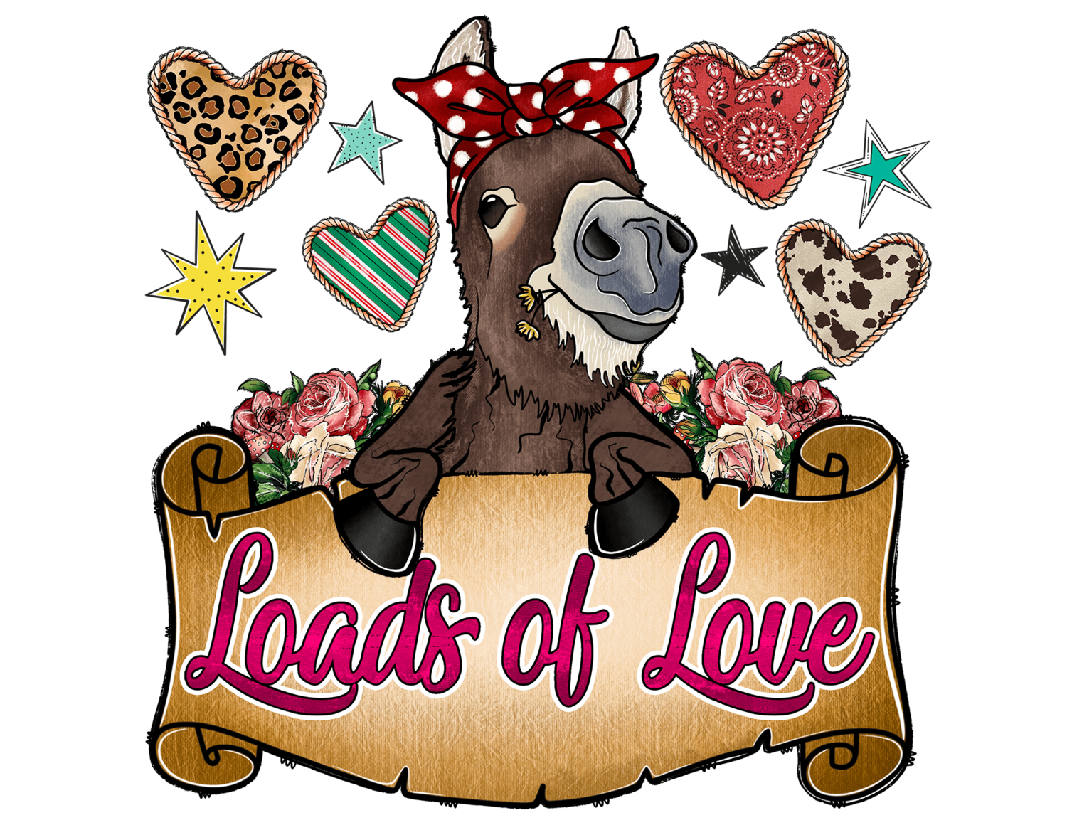 Loads of love Donkey