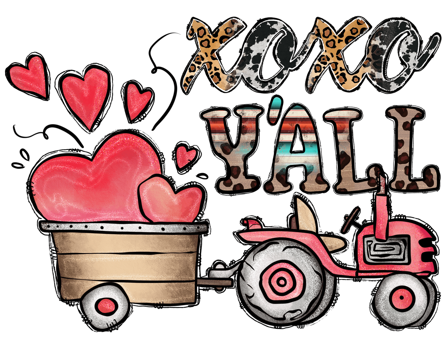 Xoxo Yall with tractor