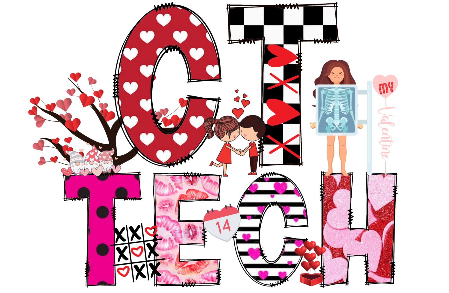 CT Tech Valentines Letters