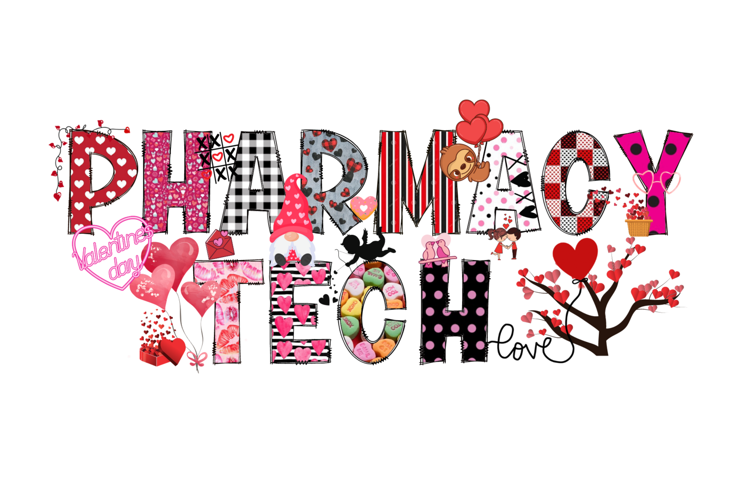 Pharmacy Tech Valentines Letters