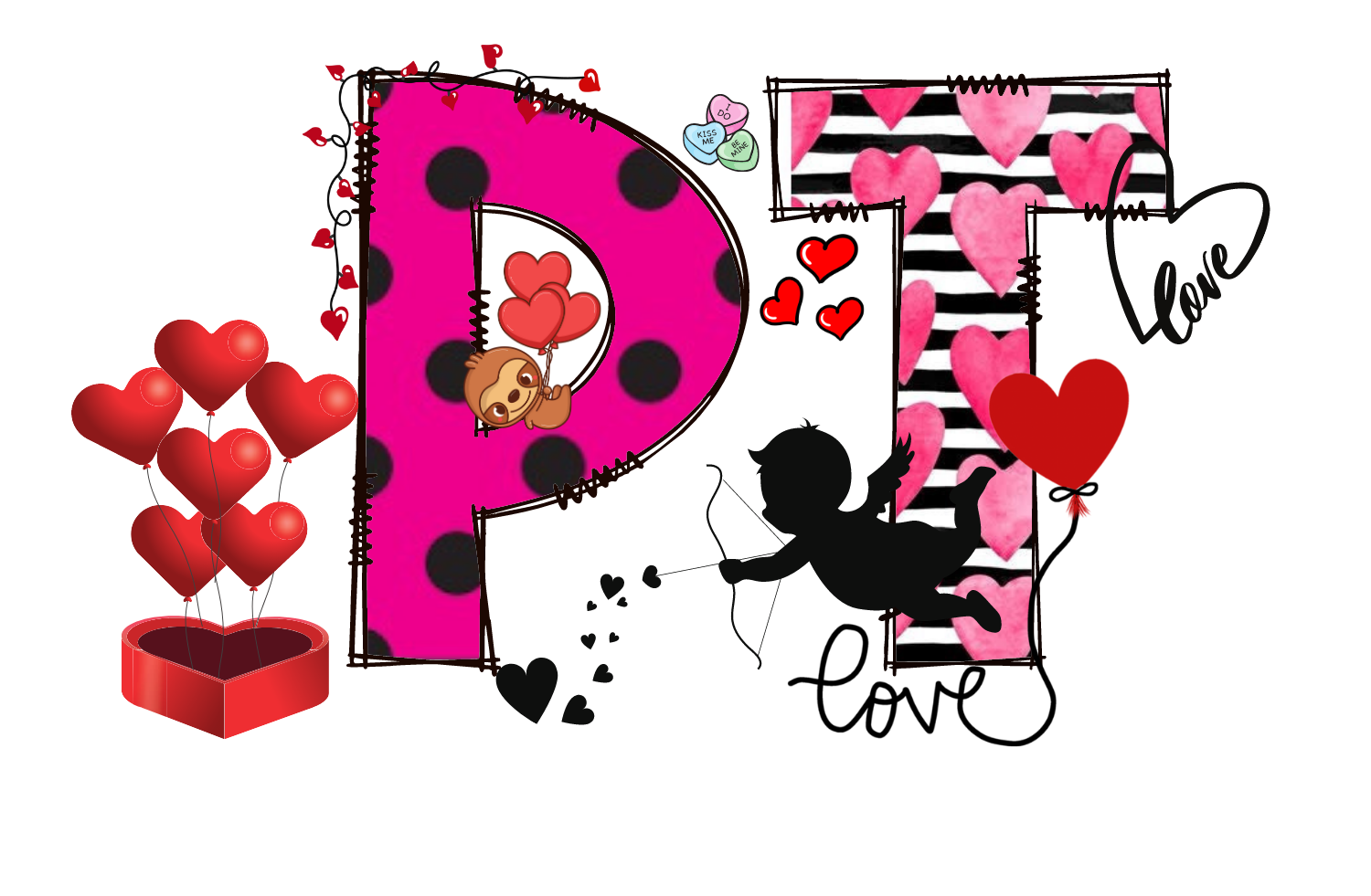 PT Valentines Letters