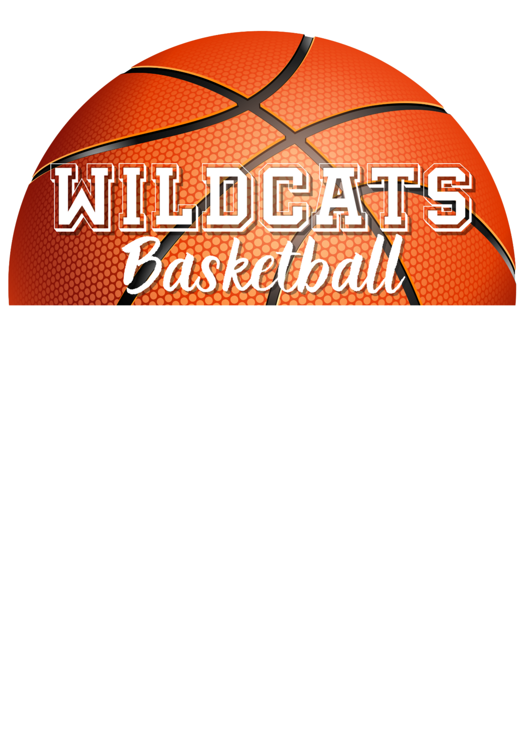Wildcat Basketball with Basketball