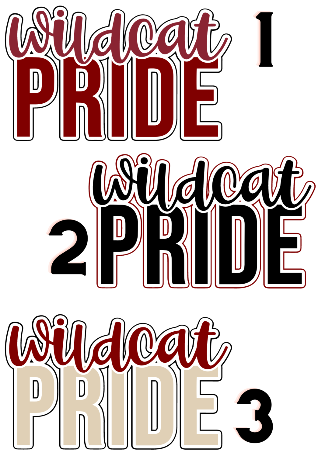 Wildcat Script Pride