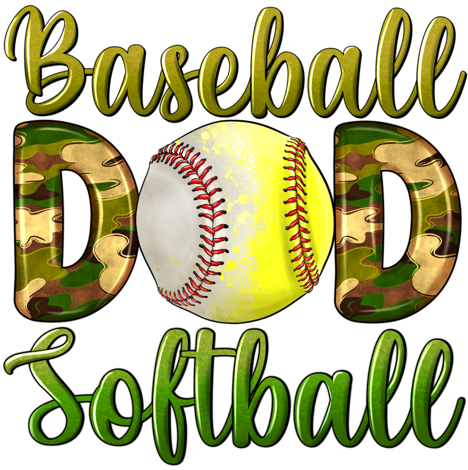 Dad Of Both Baseball and softball