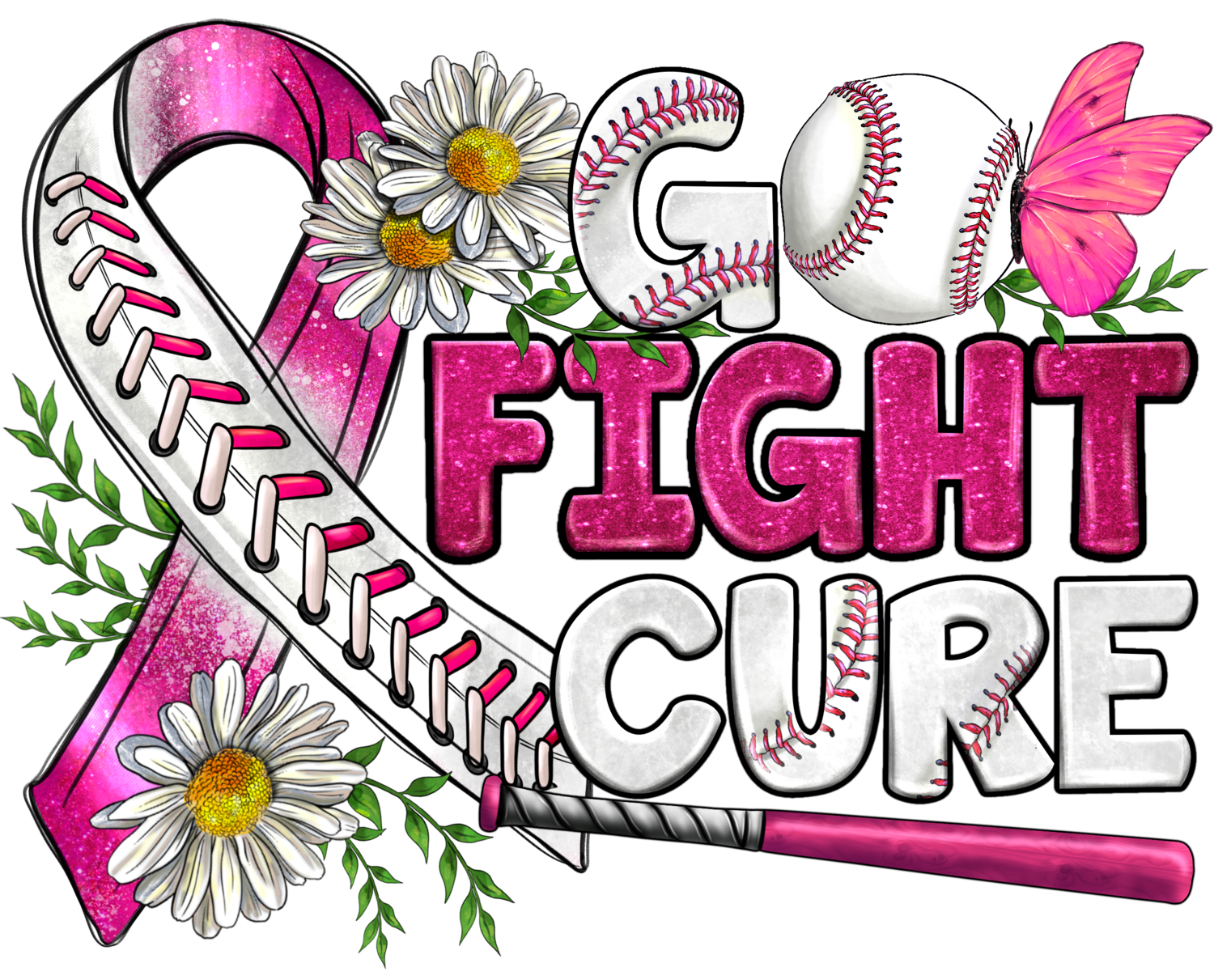 Go Fight Cure Baseball