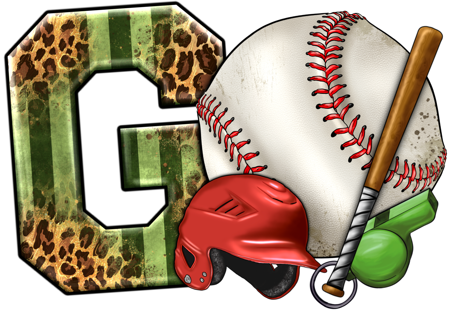 Go Baseball leopard