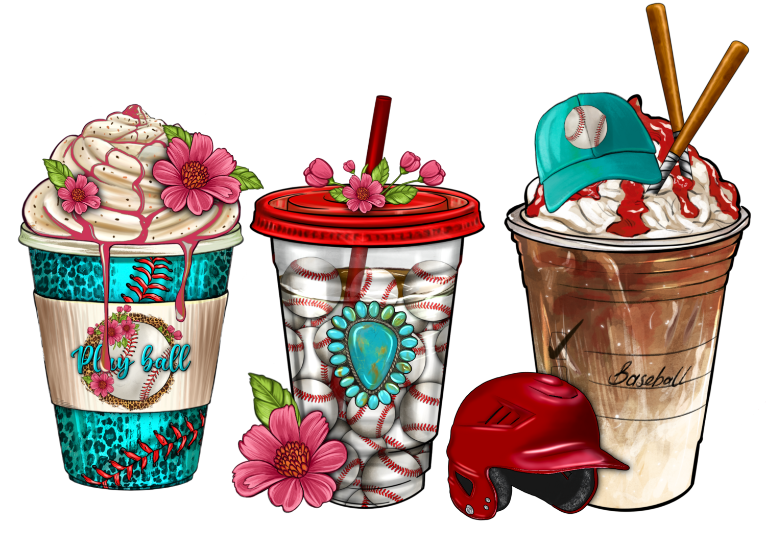 Western Baseball Coffee Cup