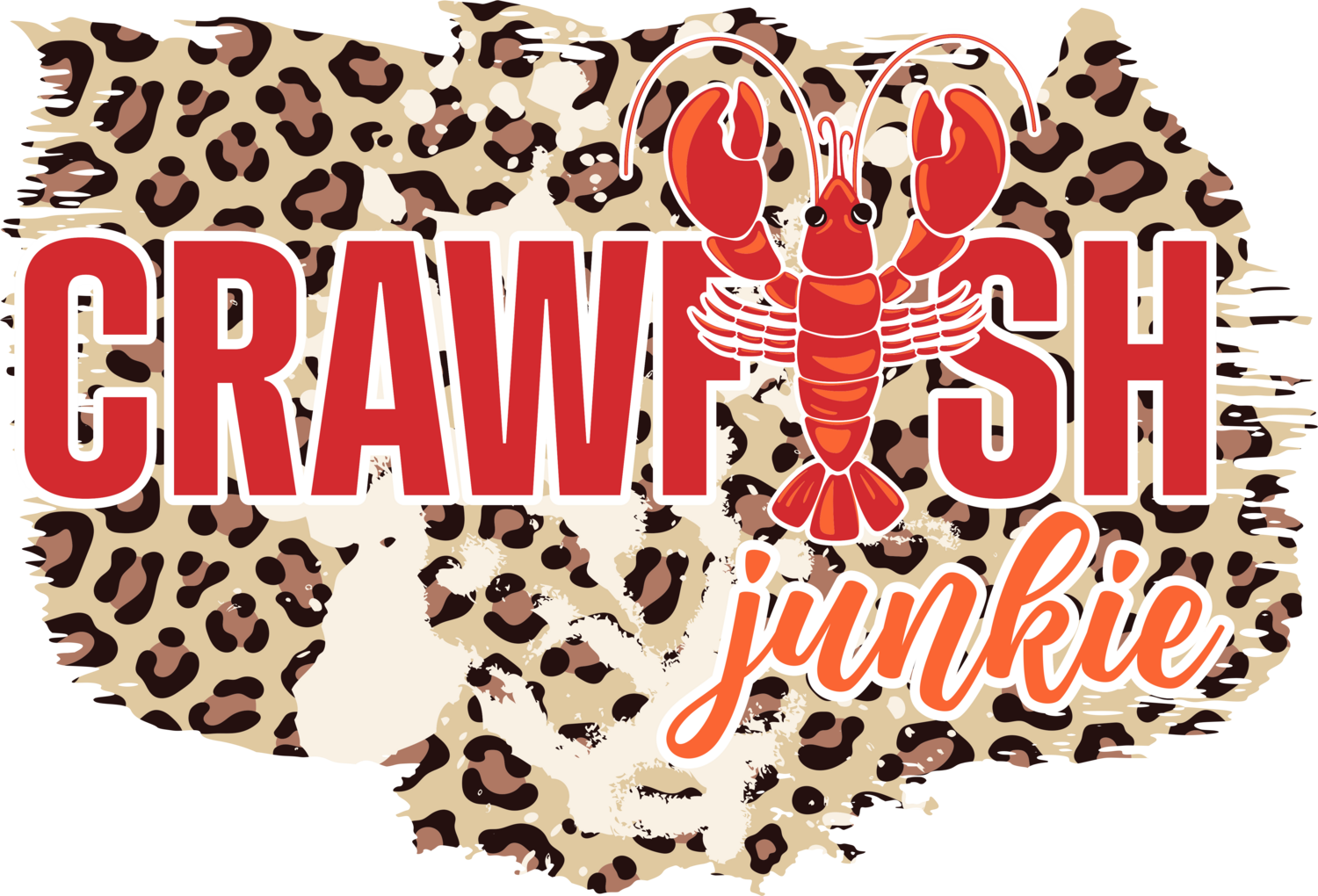 Crawfish Junkie Leopard