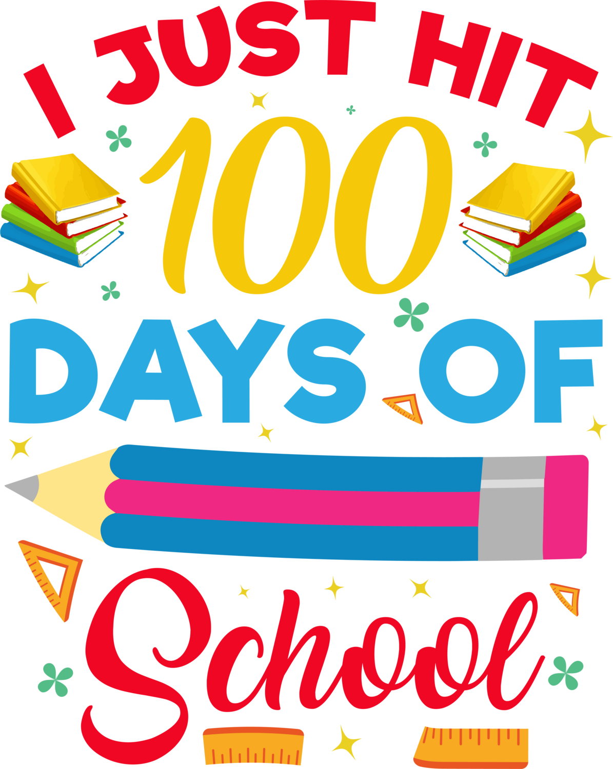 I just hit 100 days of school