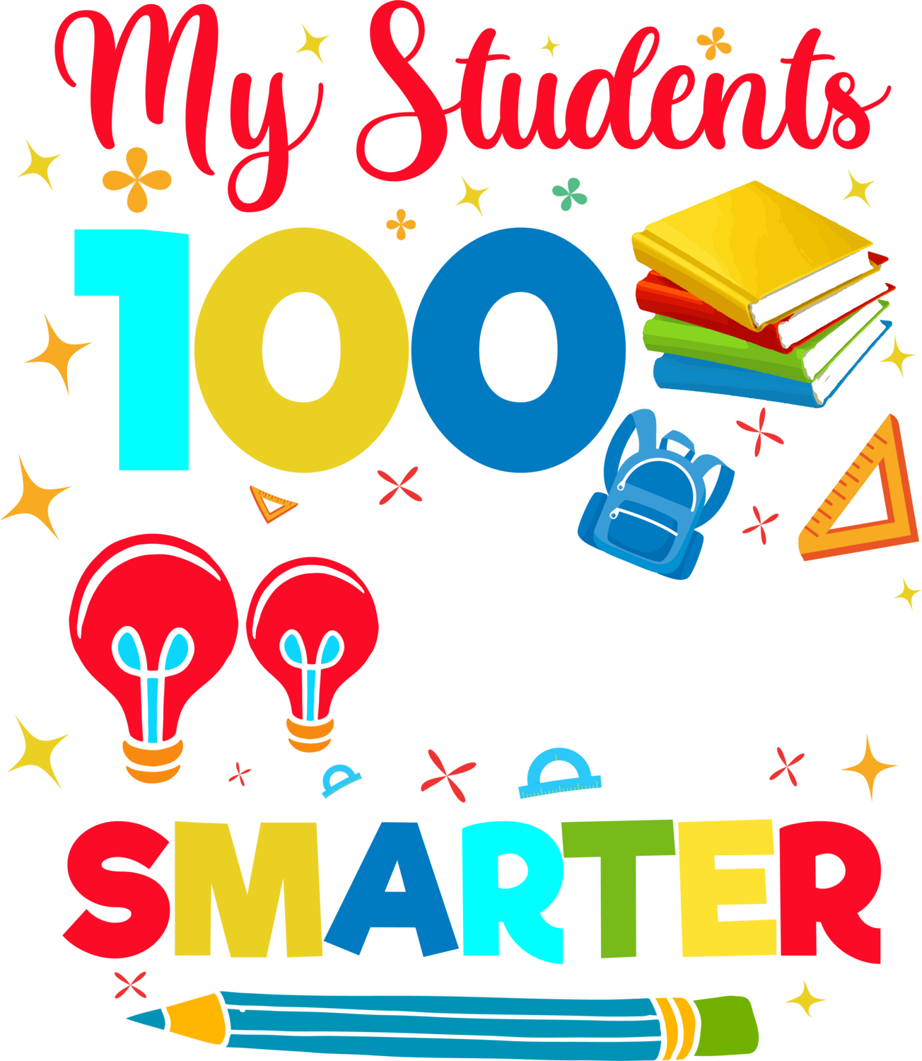 My students are 100 days smarter design 3