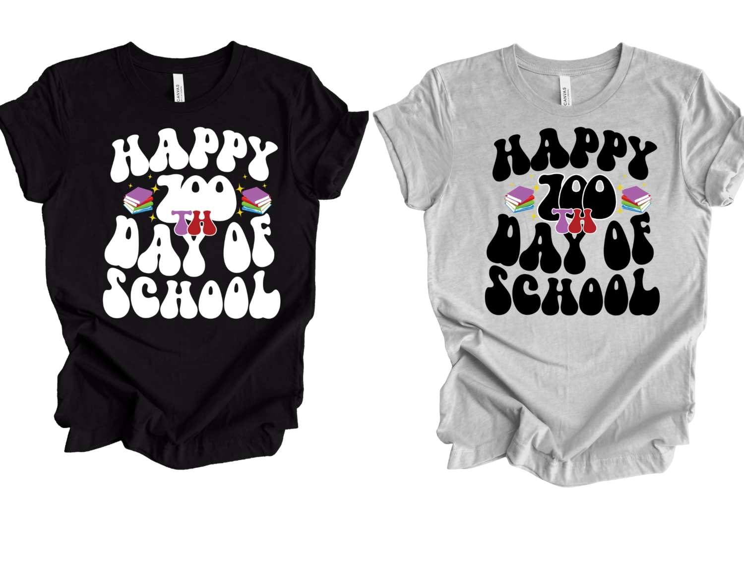 happy 100th day of school retro