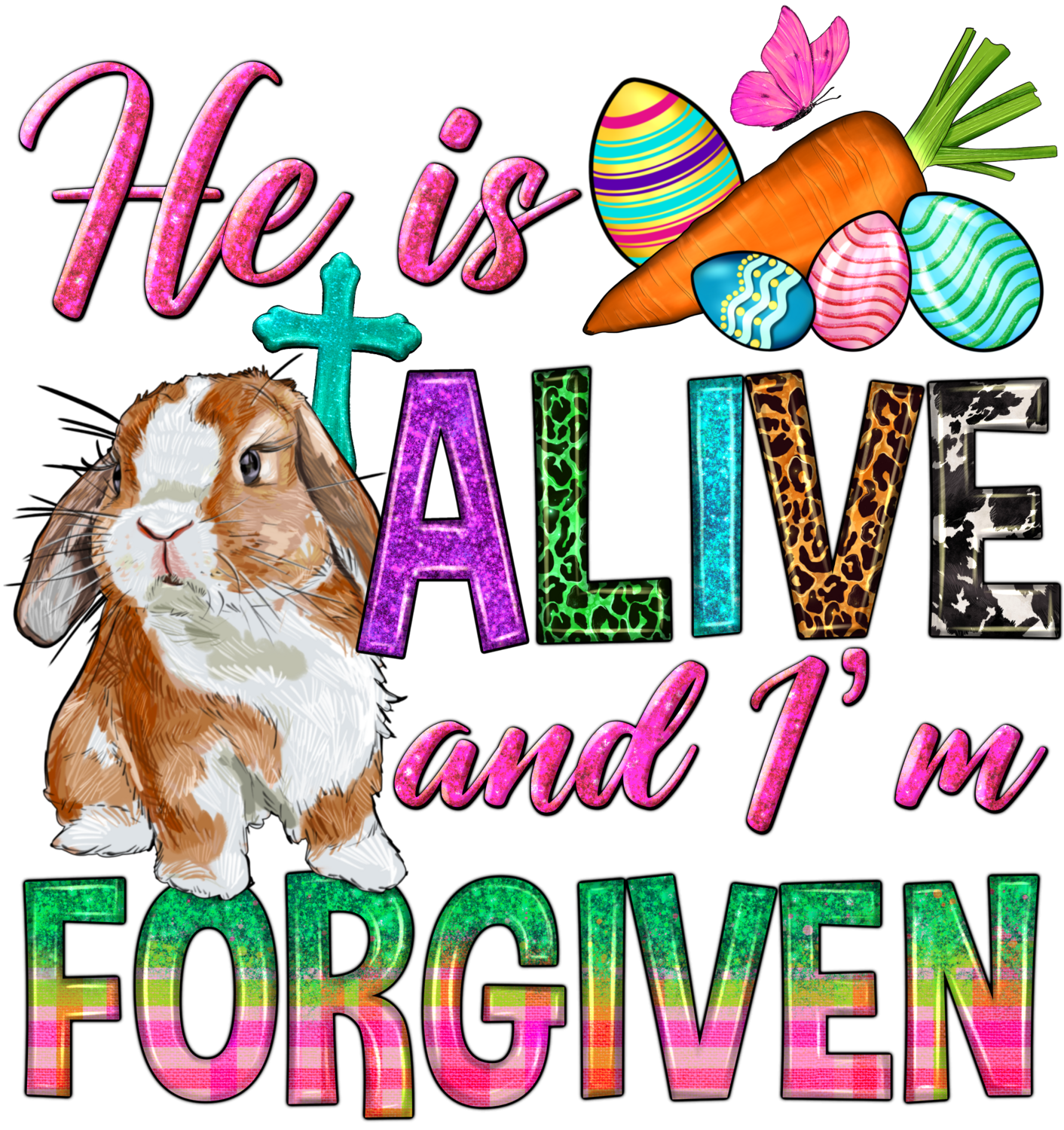 He is alive and Im Forgiven