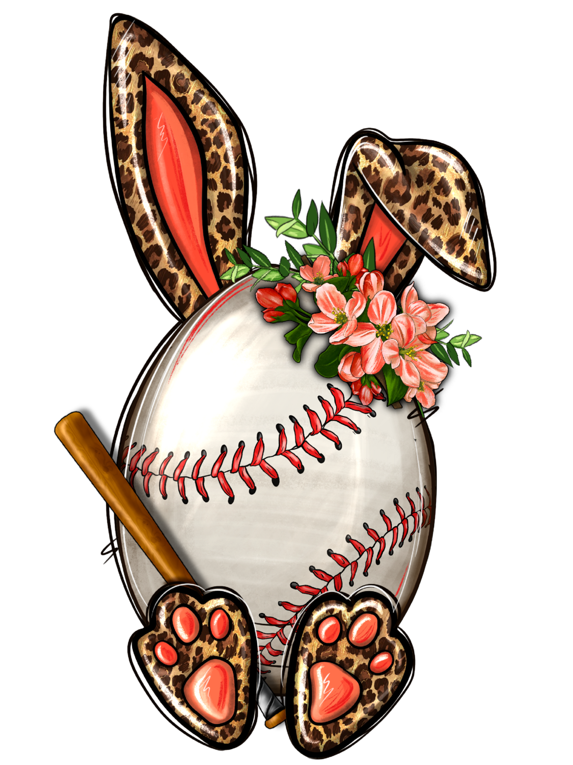 Baseball Easter Bunny
