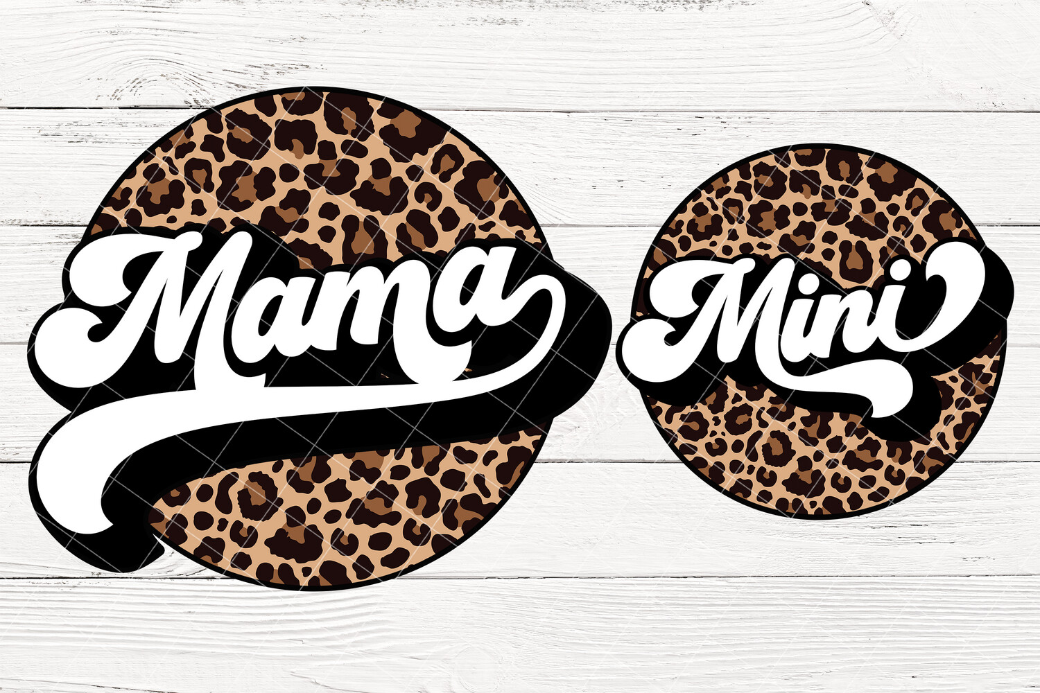 Mama Mini Leopard Circle