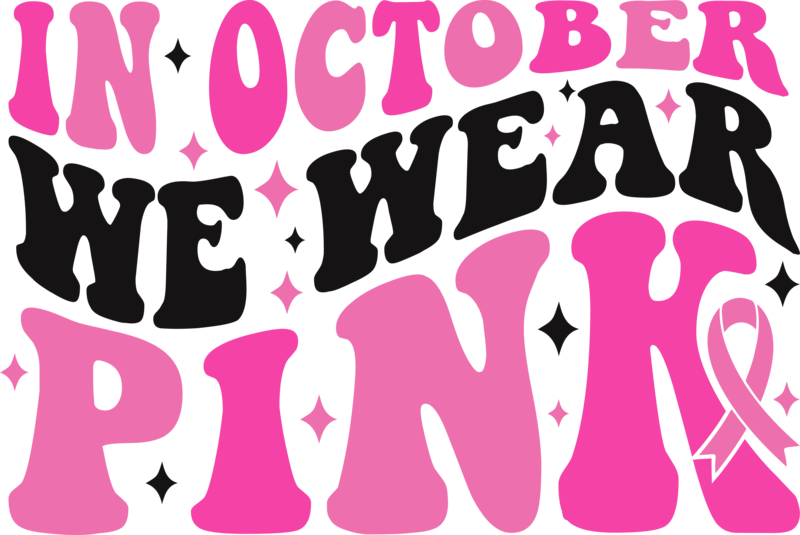 In october we wear pink