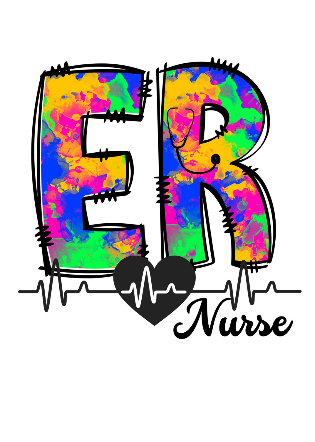 ER Nurse With EKG