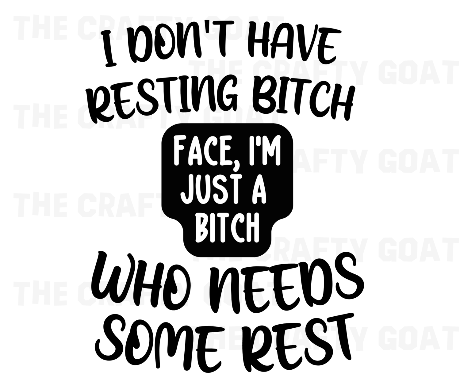 I don&#39;t have a resting BITCH Face