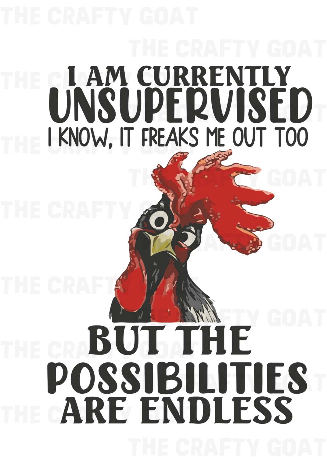 I am currently Unsupervised; I know it freaks me out too