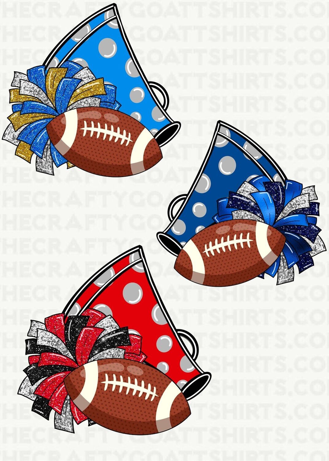 Football with Poms