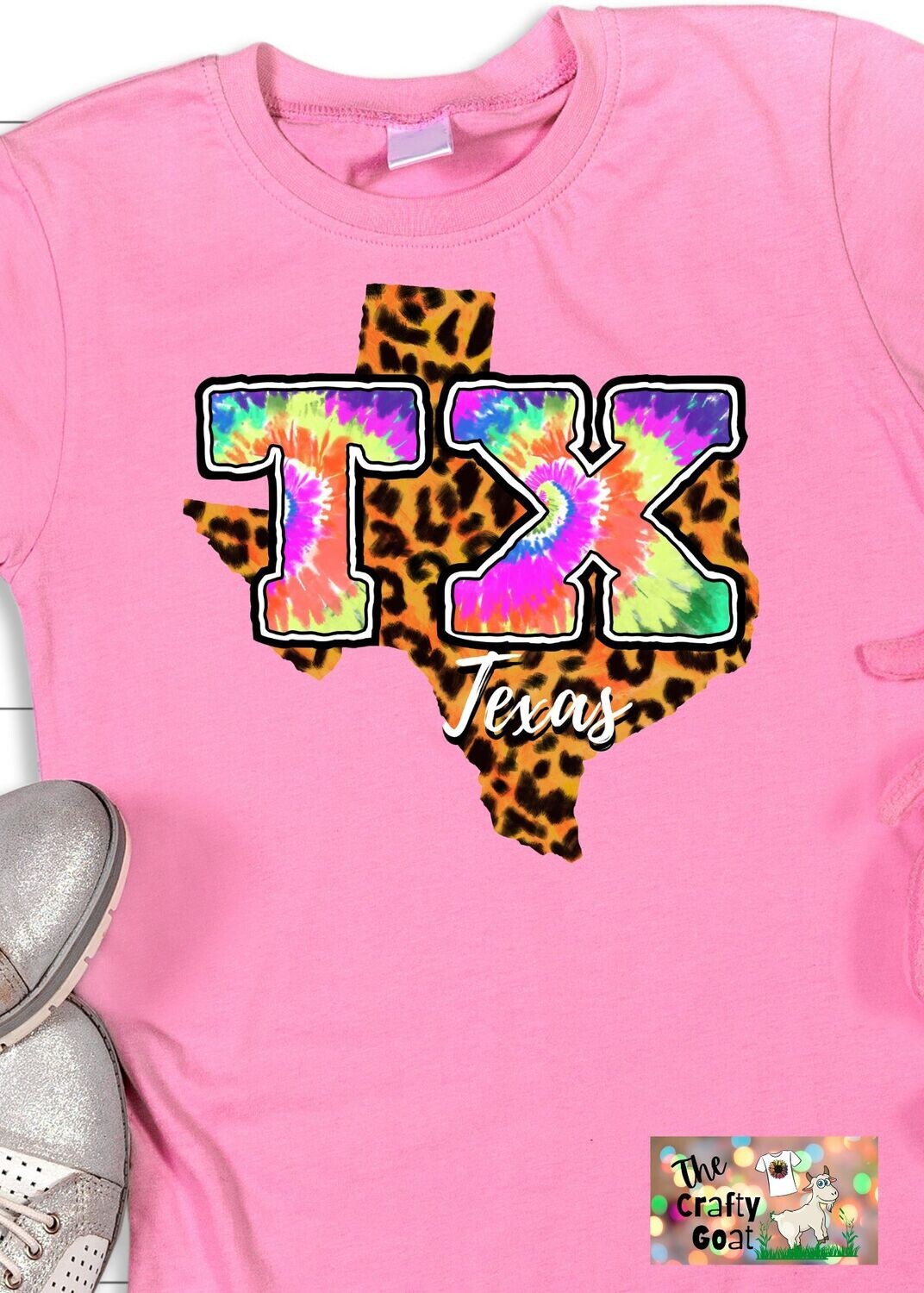 Texas Tie Dye-Leopard