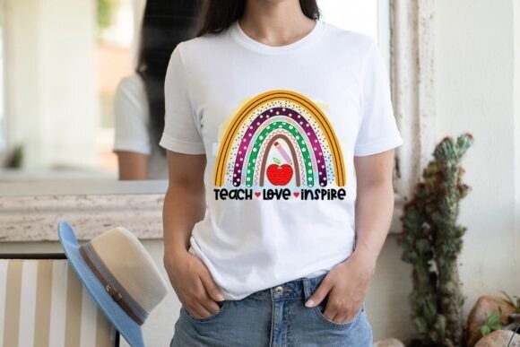 Teach Love Inspire Rainbow