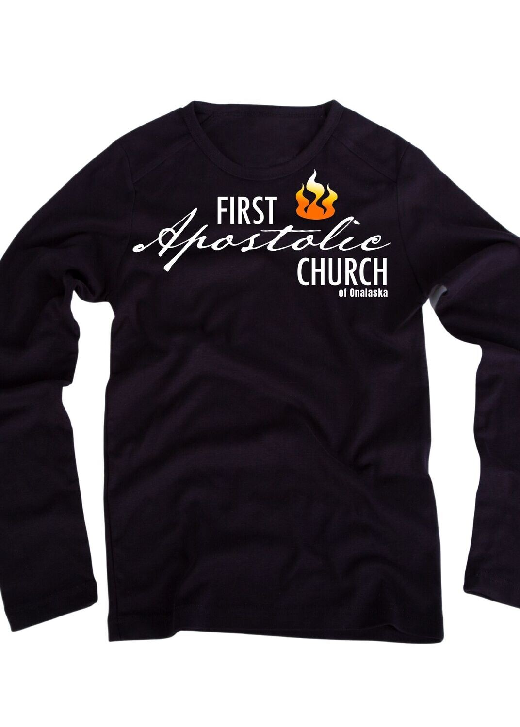 First Apostolic Church Fire Logo-Front, Back Fire Logo with Acts 2:38