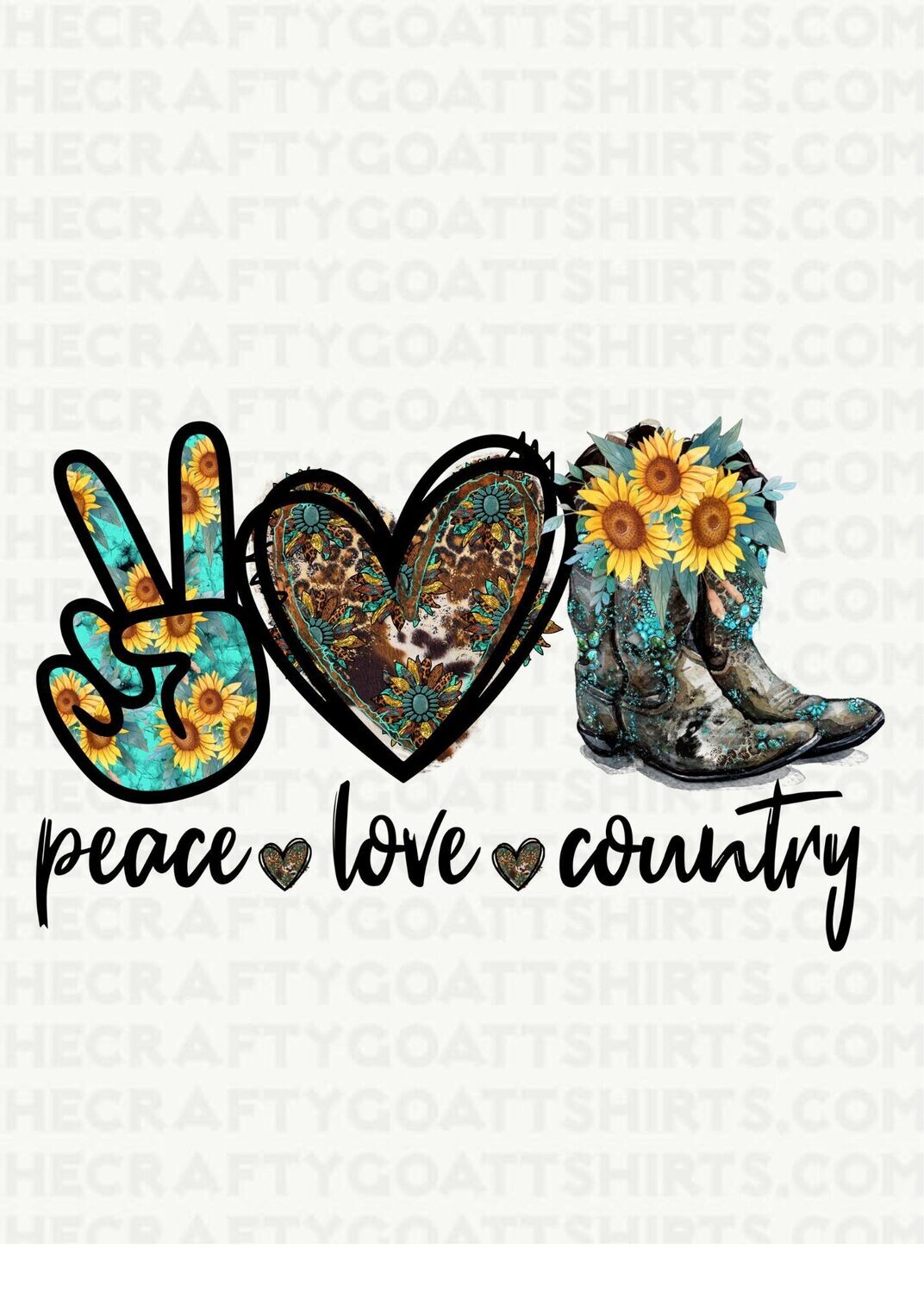 Peace Love Country