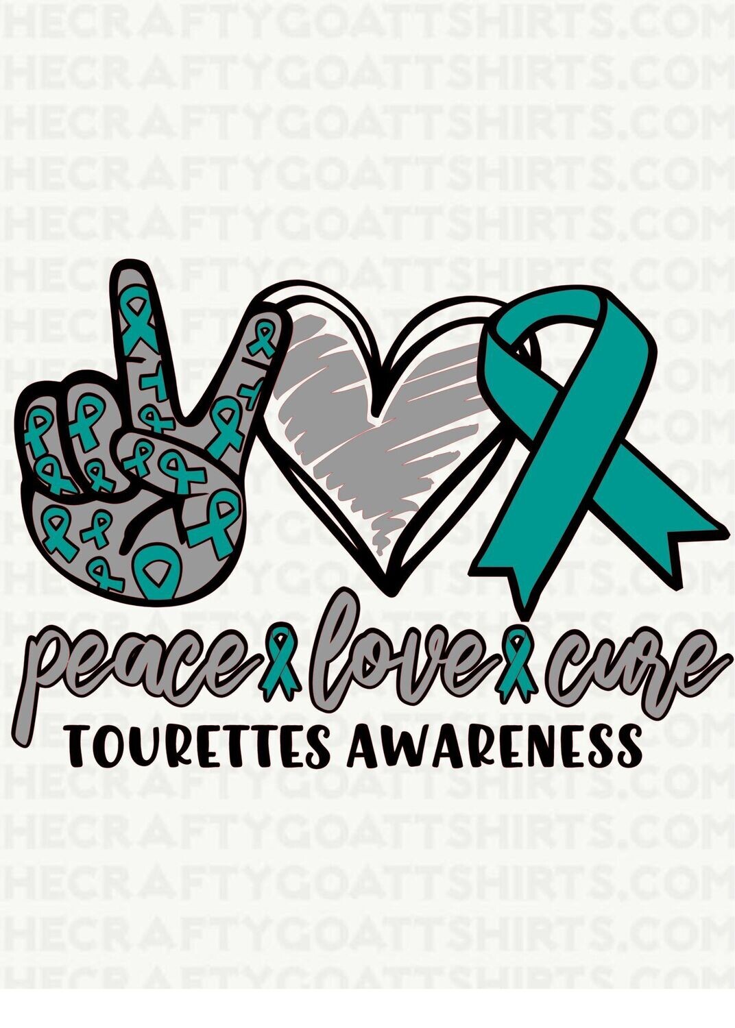 Peace Love Cure Tourettes
